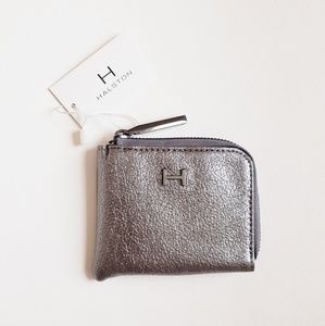 NEW Halston Heritage Silver Wallet